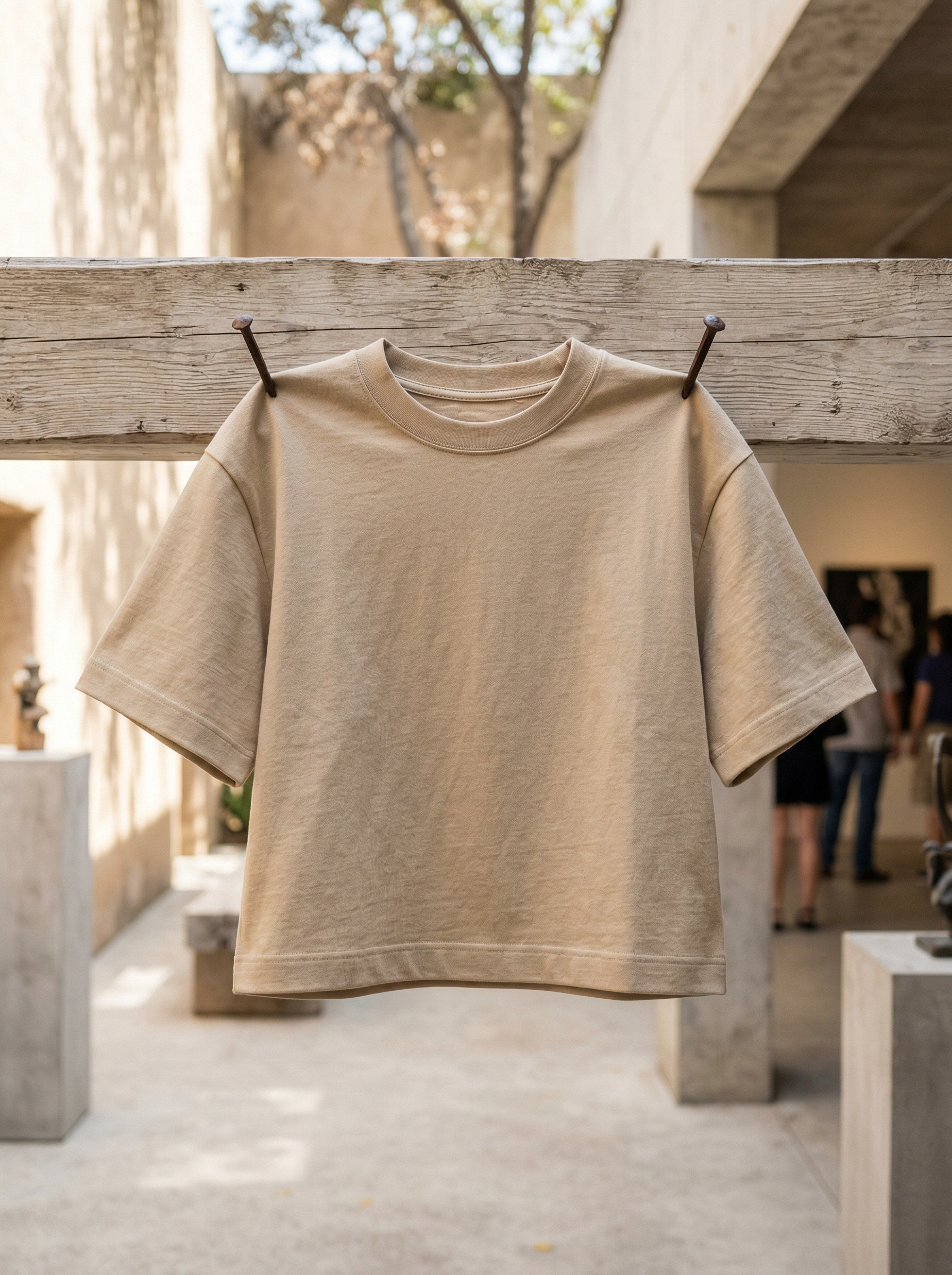 杏色 / OATMEAL BONE — 230gsm Air Tee