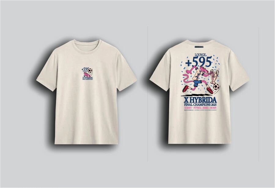 Hybrida x +595 Lounge — Final Champions 2025 capsule, cream colorway