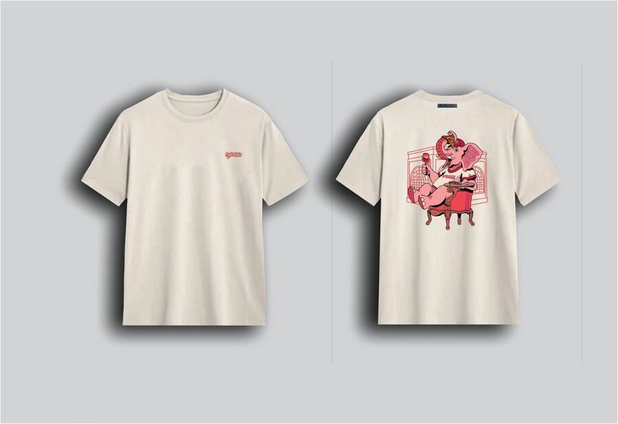 Hybrida x Almacén — pizzeria & wine bar capsule, cream colorway