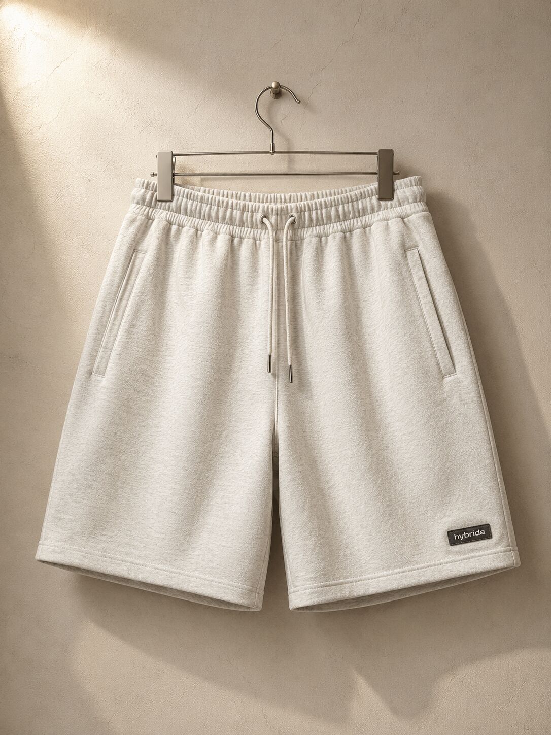 ASH BONE // 灰白 — 260gsm Core Shorts