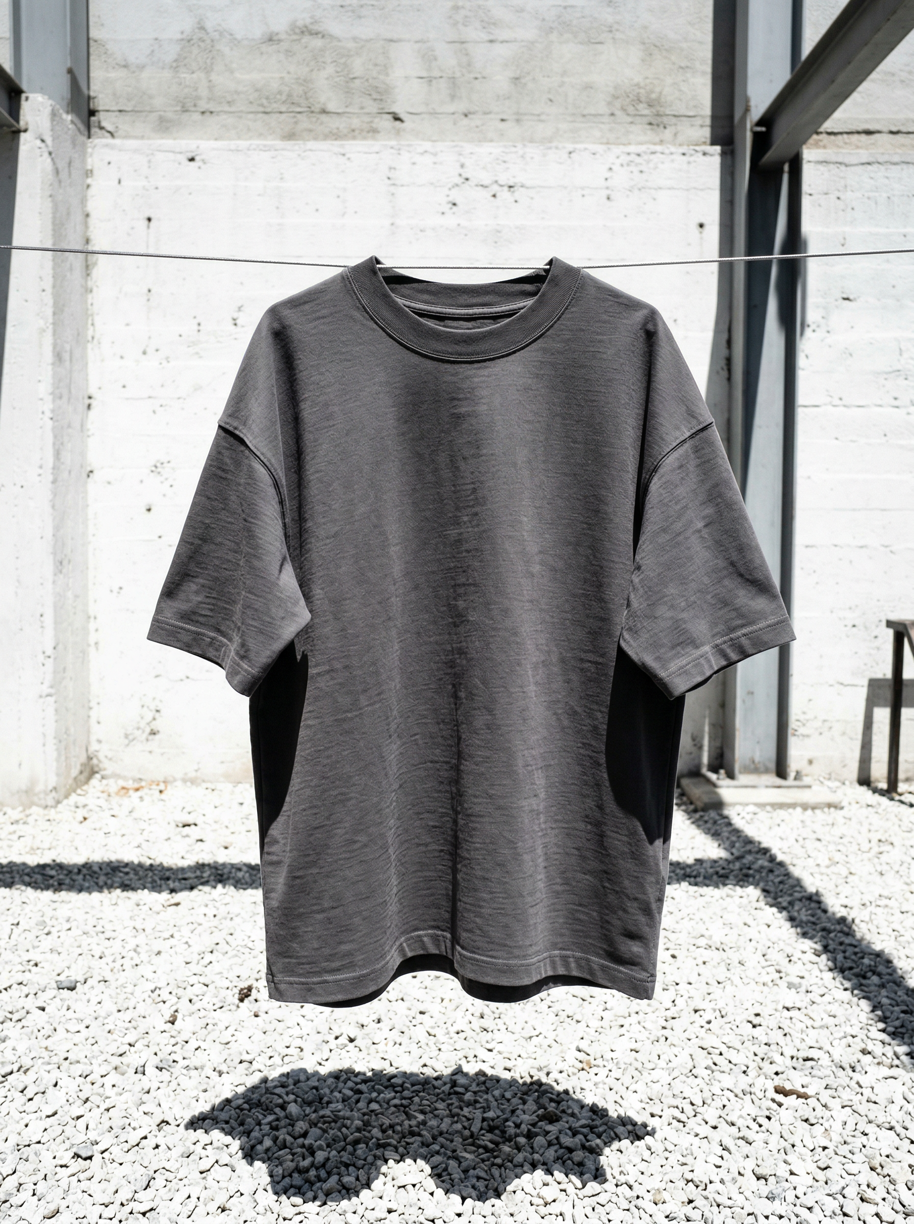 DARK GREY / SMOKE — 230gsm Air Tee