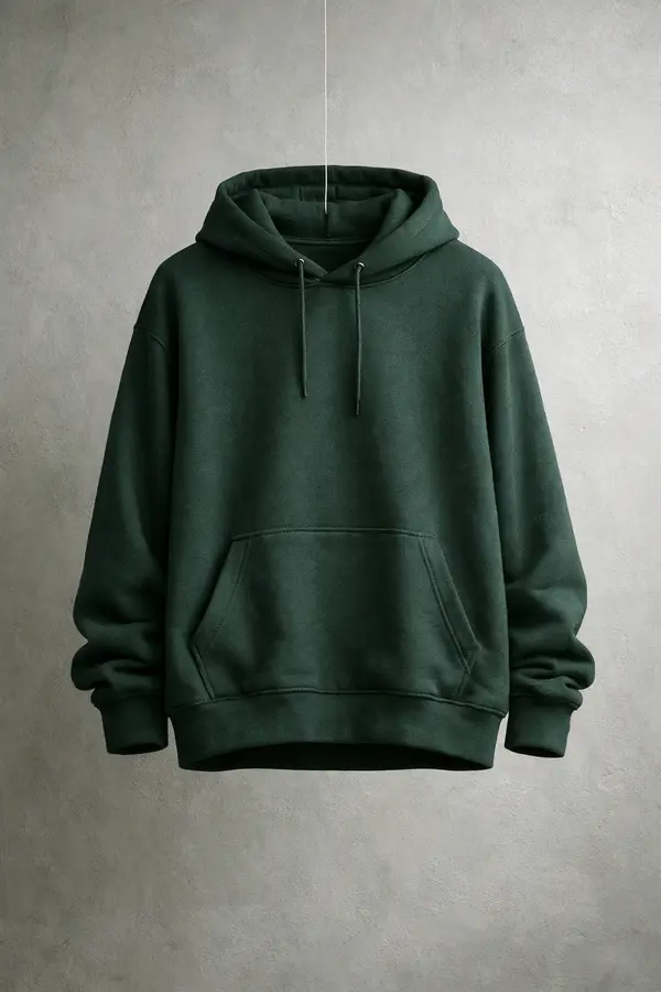 FOREST GREEN — 320gsm Structure Hoodie