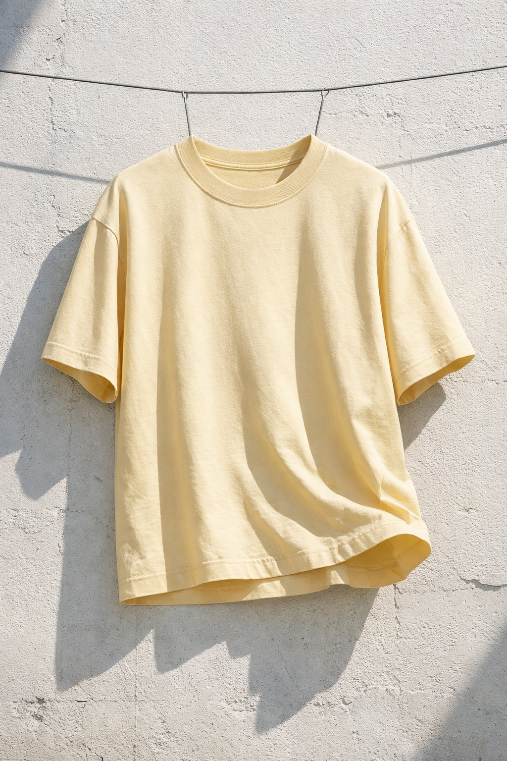 LIGHT CREAM YELLOW — 230gsm Air Tee