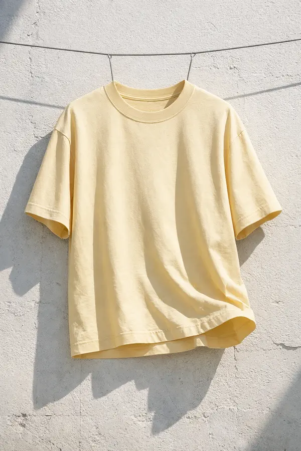 LIGHT CREAM YELLOW — 230gsm Air Tee