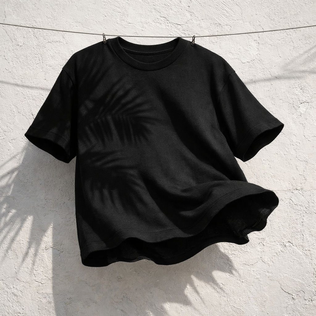 BLACK / HEAT DISSIPATION — 230gsm Air Tee