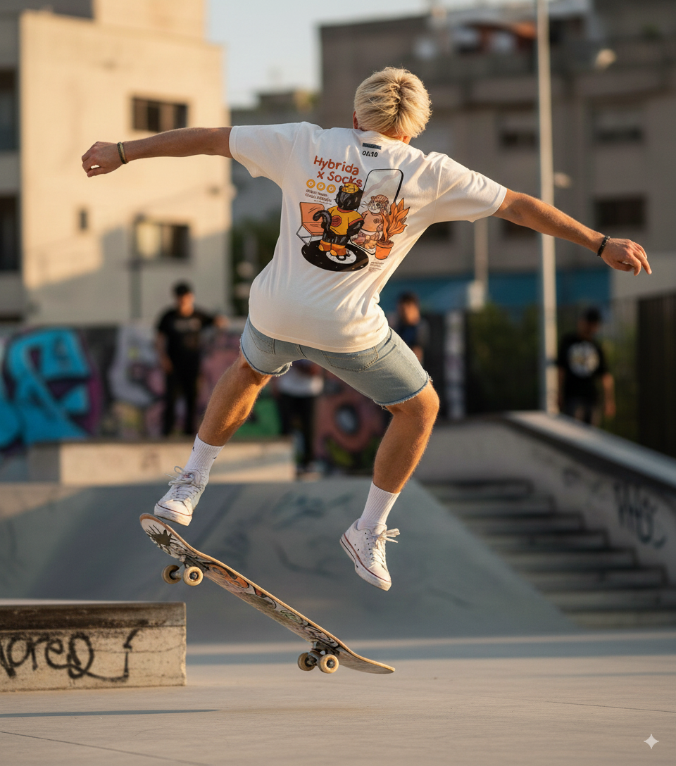 HYB Elevate + Socks Off-White