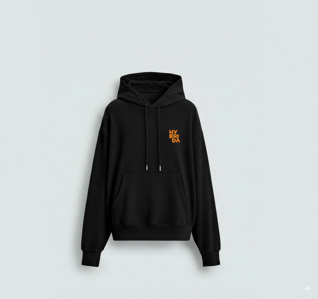 HYB Hoodie Onix Black