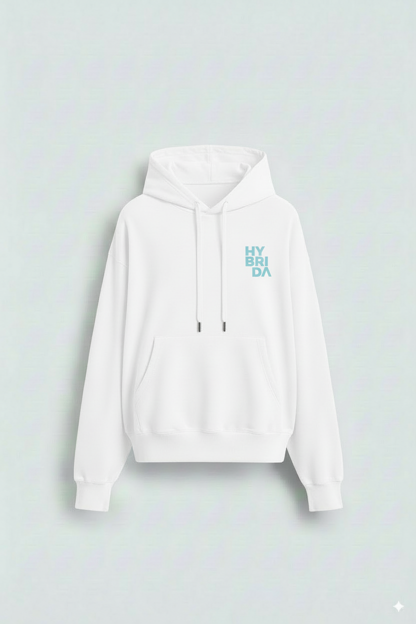 HYB Hoodie Blue White