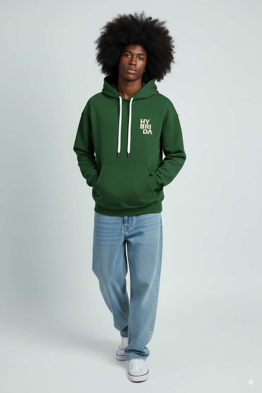 HYB Hoodie Forest Green