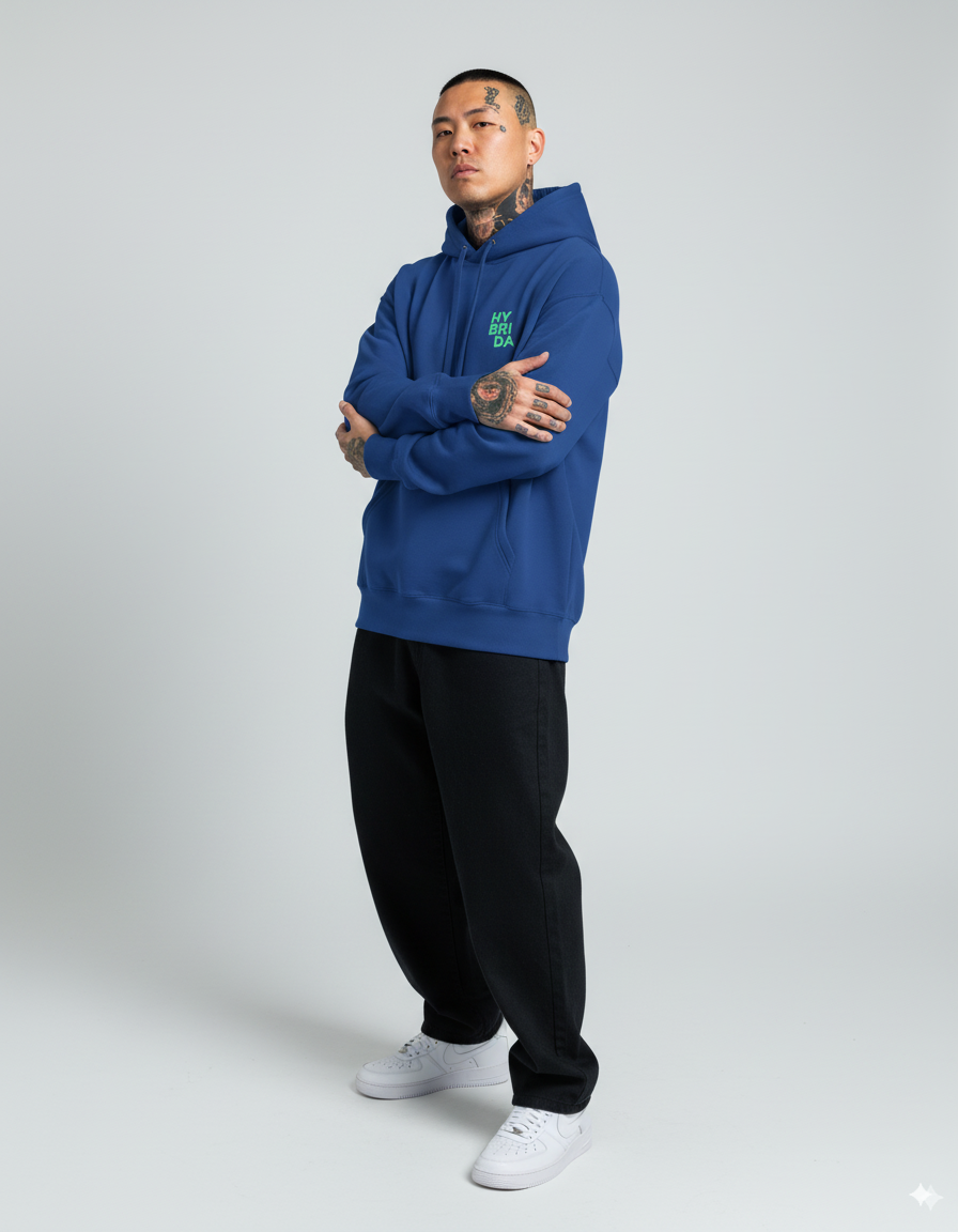 HYB Hoodie Blue