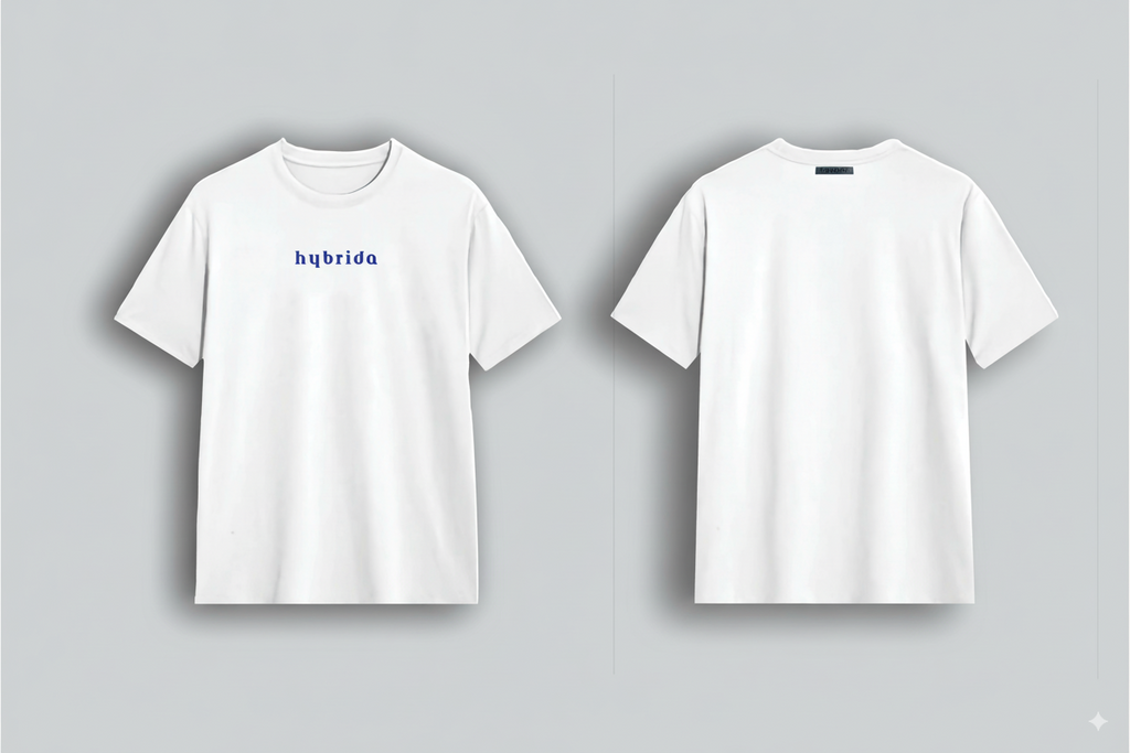 HYB Elevate Oversize White Tee