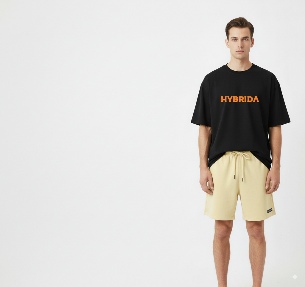 HYB Lounge Shorts Pale Yellow