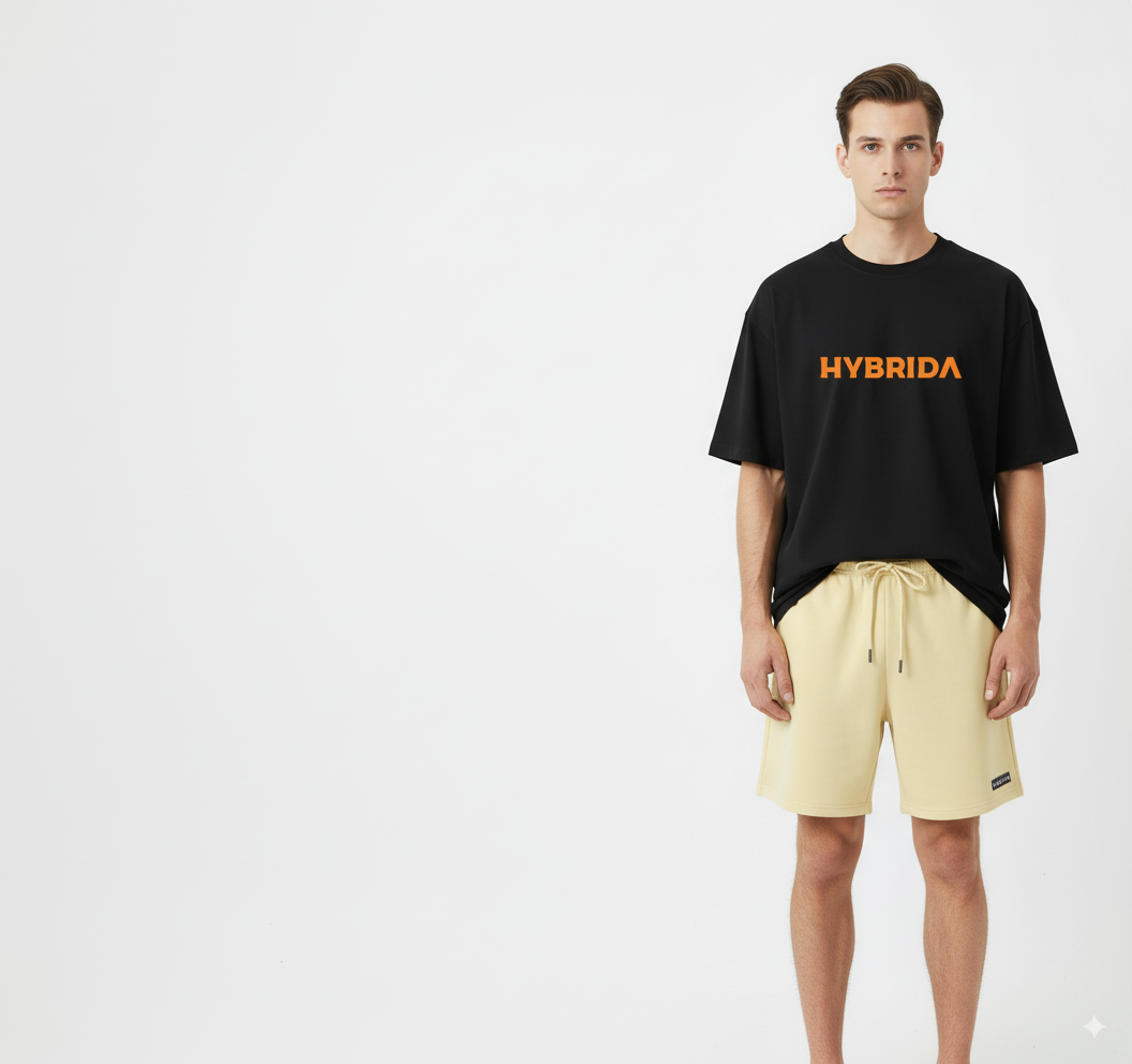 HYB Lounge Shorts Pale Yellow