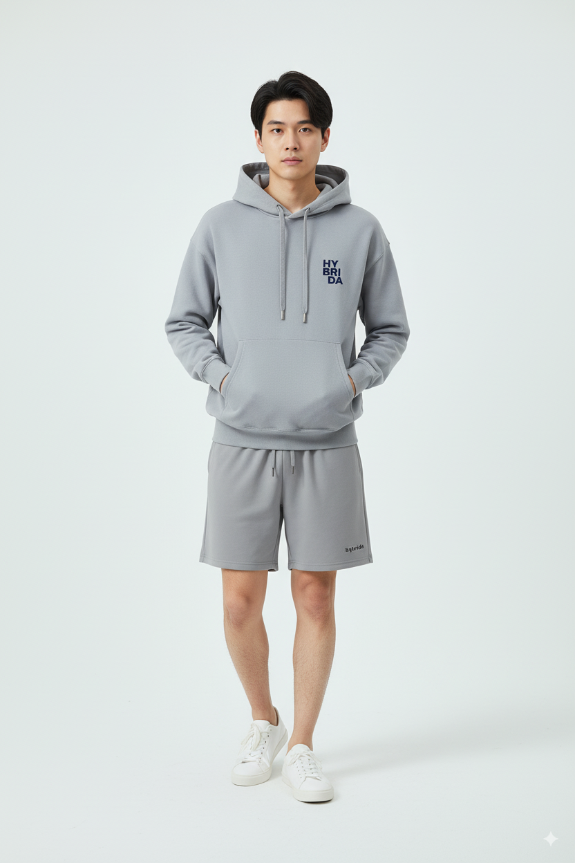 HYB Lounge Shorts Ash Gray