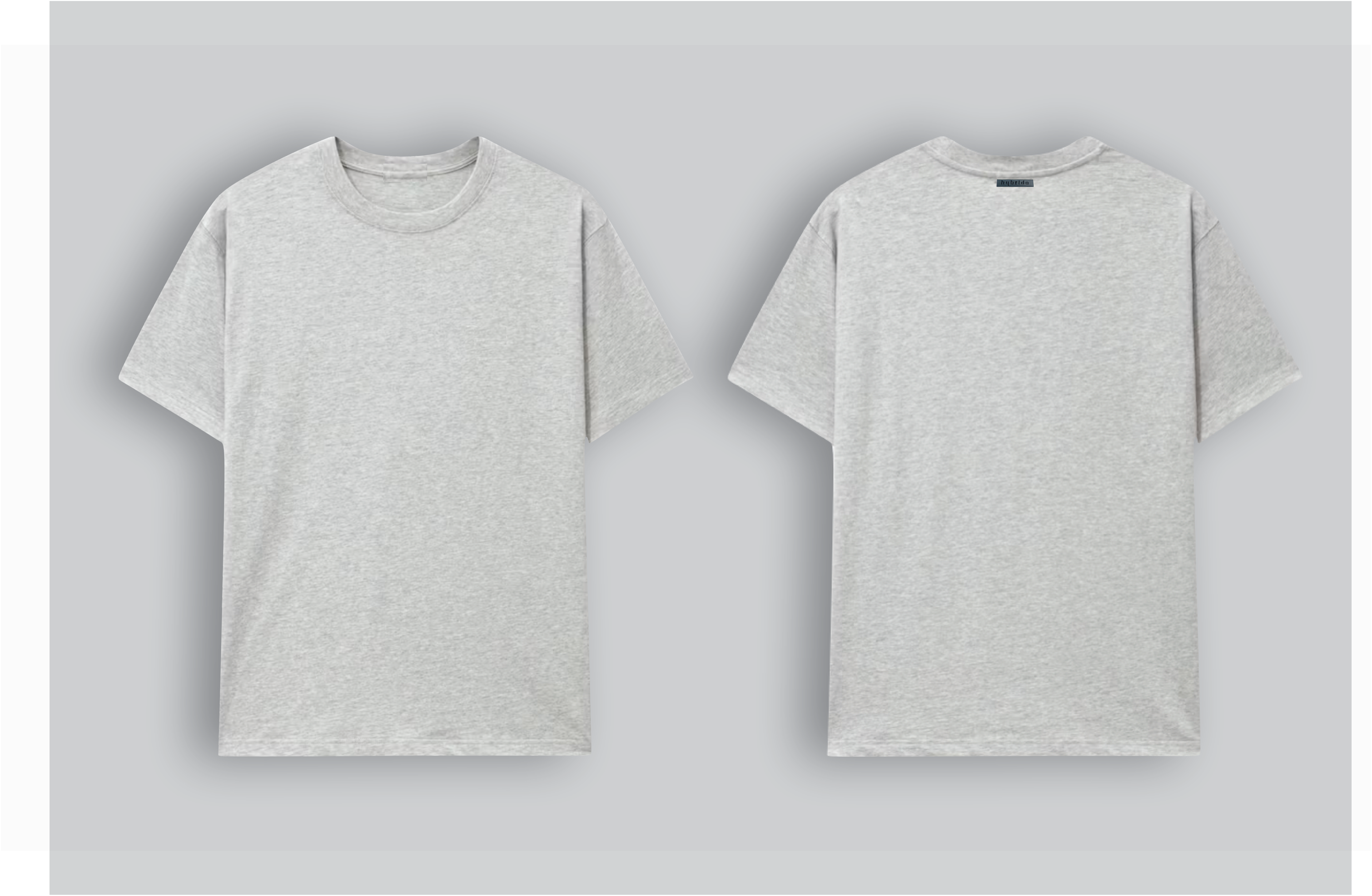 HYB Elevate Oversize Grey Tee