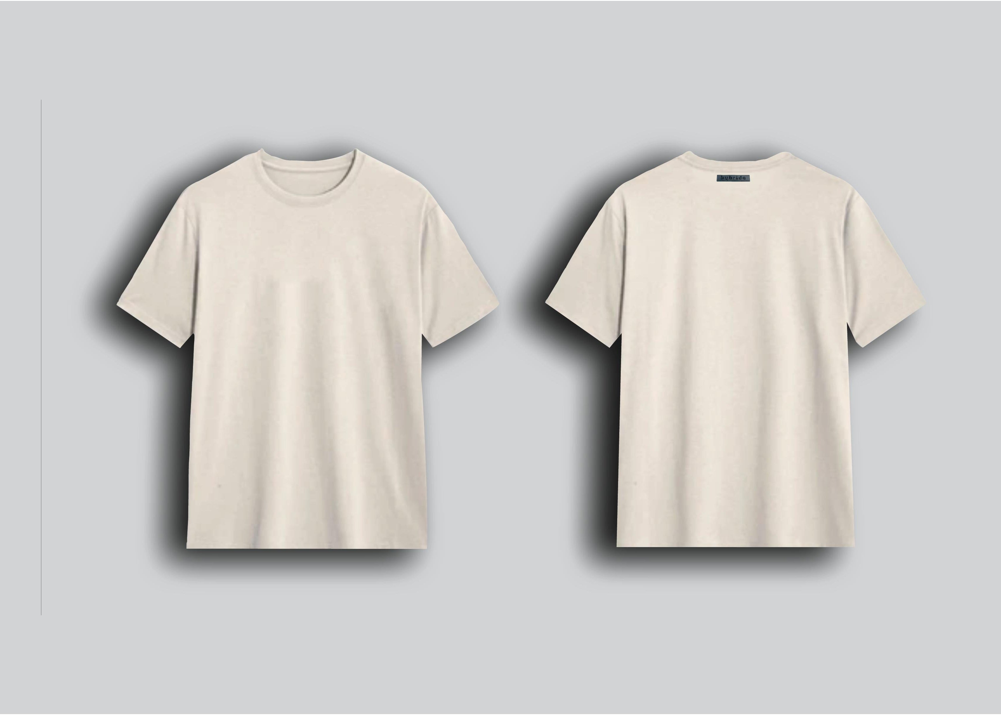 HYB Elevate Oversize Off-White Tee